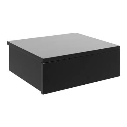 vidaXL Nachtkastjes zwevend 2 st 40x30x15 cm spaanplaat zwart bestellen via beddenwinkel-online.nl