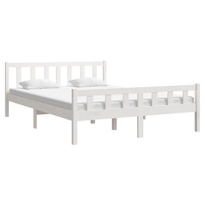 vidaXL Bedframe met lades wit 140×200 cm bestellen via beddenwinkel-online.nl