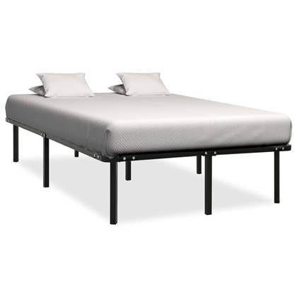 vidaXL Bedframe stof blauw 140×200 cm bestellen via beddenwinkel-online.nl