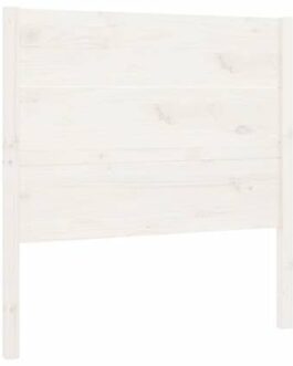 vidaXL Hoofdbord 81x4x100 cm massief grenenhout wit bestellen via beddenwinkel-online.nl