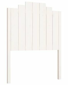 vidaXL Hoofdbord 81x4x110 cm massief grenenhout wit bestellen via beddenwinkel-online.nl