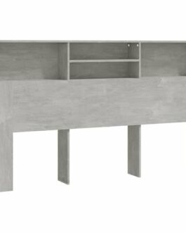 vidaXL Hoofdbordkast 180x19x103,5 cm betongrijs bestellen via beddenwinkel-online.nl