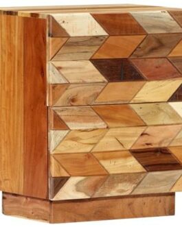 Prolenta Premium – Nachtkastje 40x30x50 cm massief gerecycled hout bestellen via beddenwinkel-online.nl