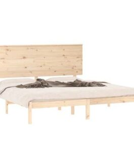 vidaXL Bedframe massief hout 180×200 cm Super King Size bestellen via beddenwinkel-online.nl