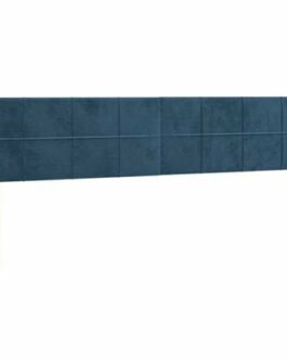 vidaXL Hoofdborden 2 st 80x5x78|88 cm fluweel donkerblauw bestellen via beddenwinkel-online.nl