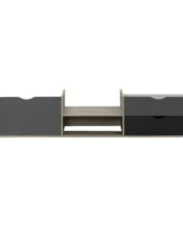 Bedverhoging Tempo – grijs eikenkleur – 40x99x207 cm – Leen Bakker bestellen via beddenwinkel-online.nl