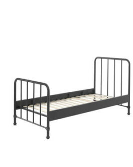 Vipack bed Bronxx – zwart – 90×200 cm – Leen Bakker bestellen via beddenwinkel-online.nl