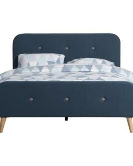 Bed Helsinki – blauw – 120×200 cm – Leen Bakker bestellen via beddenwinkel-online.nl