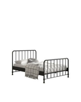 Vipack bed Bronxx – zwart – 140×200 cm – Leen Bakker bestellen via beddenwinkel-online.nl