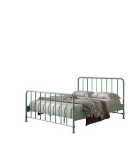 Vipack bed Bronxx – olijfgroen – 160×200 cm – Leen Bakker bestellen via beddenwinkel-online.nl