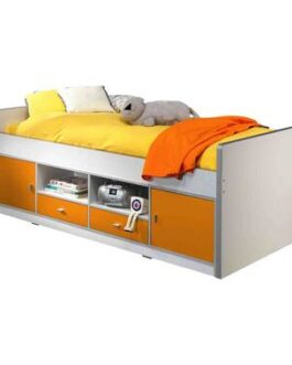 Vipack kajuitbed Bonny – oranje – 78,5×97,5×207 cm – Leen Bakker bestellen via beddenwinkel-online.nl