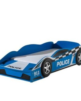Vipack peuterbed politie auto – blauw – 77×148 cm – Leen Bakker bestellen via beddenwinkel-online.nl