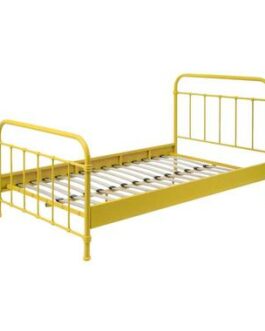 Vipack bed New York – geel – 120×200 cm – Leen Bakker bestellen via beddenwinkel-online.nl