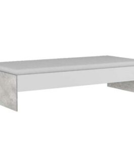 Demeyere bed Concrete – wit/betongrijs – 90×200 cm – Leen Bakker bestellen via beddenwinkel-online.nl