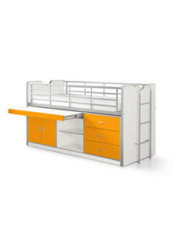Vipack halfhoogslaper Bonny – oranje – 207x116x96 cm – Leen Bakker bestellen via beddenwinkel-online.nl