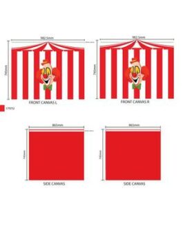 Vipack speelgordijn Chucky – rood – 196,5×86,5×74,5 cm – Leen Bakker bestellen via beddenwinkel-online.nl