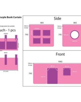 Vipack speelgordijn Bella – roze – 196,5×86,5×74,5 cm – Leen Bakker bestellen via beddenwinkel-online.nl