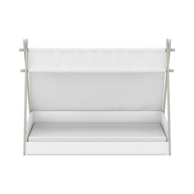 Vipack bed Cabane – wit – 70×140 cm – Leen Bakker bestellen via beddenwinkel-online.nl