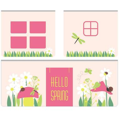 Vipack speelgordijn Spring – roze – 235x140x0,5 cm – Leen Bakker bestellen via beddenwinkel-online.nl