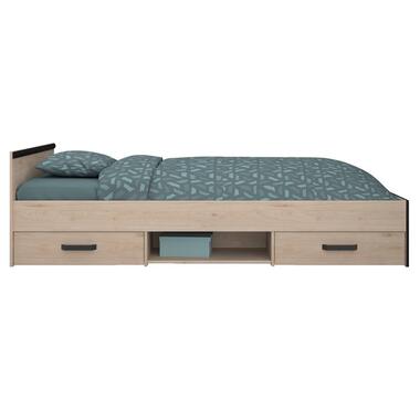 Vipack bed Bronxx – wit – 90×200 cm – Leen Bakker bestellen via beddenwinkel-online.nl