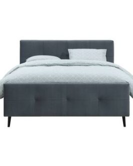 Bed Emily – grijs – 160×200 cm – Leen Bakker bestellen via beddenwinkel-online.nl