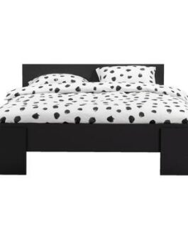 Bed Lyon – zwart – 160×200 cm – Leen Bakker bestellen via beddenwinkel-online.nl