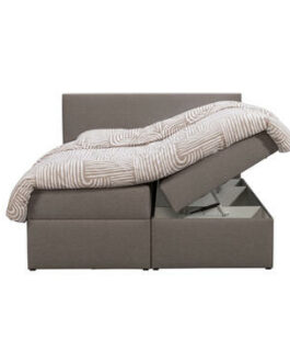 Boxcombinatie met opbergruimte Orebro 6-delig – taupe – 180×200 cm – Leen Bakker bestellen via beddenwinkel-online.nl