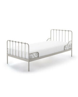 Vipack bed Alice – grijs – 90×200 cm – Leen Bakker bestellen via beddenwinkel-online.nl