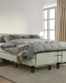 Boxspring Bed Sophia – Elektrisch – 140×200 – Incl. Hoofdbord – Groen bestellen via beddenwinkel-online.nl