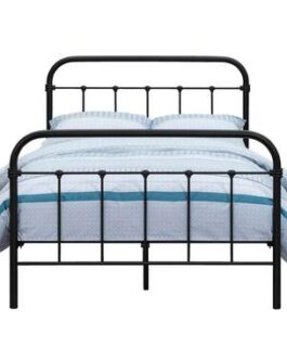 Bed Anne – mat antraciet – 120×200 cm – Leen Bakker bestellen via beddenwinkel-online.nl