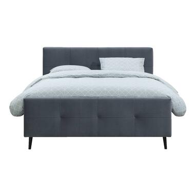 Bed Anne – mat antraciet – 160×200 cm – Leen Bakker bestellen via beddenwinkel-online.nl