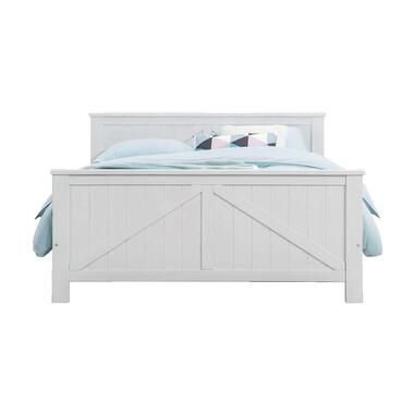 Bed Helsinki – blauw – 140×200 cm – Leen Bakker bestellen via beddenwinkel-online.nl