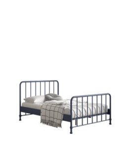 Vipack bed Bronxx – denim blauw – 140×200 cm – Leen Bakker bestellen via beddenwinkel-online.nl