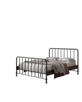 Vipack bed Bronxx – zwart – 160×200 cm – Leen Bakker bestellen via beddenwinkel-online.nl