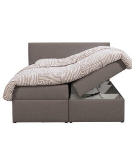 Boxcombinatie met opbergruimte Orebro 4-delig – taupe – 180×200 cm – Leen Bakker bestellen via beddenwinkel-online.nl