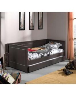 Vipack kajuitbed Pino met onderbed – taupe – 76,5×98,8×209,4 cm – Leen Bakker bestellen via beddenwinkel-online.nl