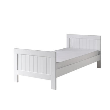 Bed Tempo incl. bedverhoger – eikenkleur – 90×200 cm – Leen Bakker bestellen via beddenwinkel-online.nl