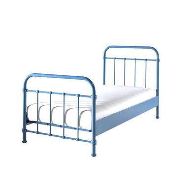 Bed Tempo – grijs eikenkleur – 90×200 cm – Leen Bakker bestellen via beddenwinkel-online.nl