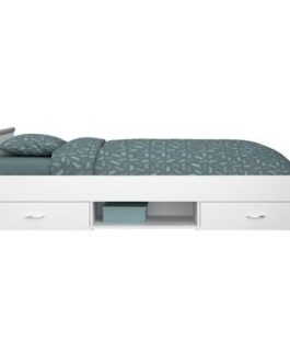 Bed Natan incl. lades – wit – 90×200 cm – Leen Bakker bestellen via beddenwinkel-online.nl