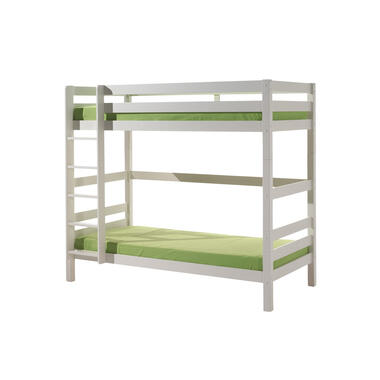 Vipack stapelbed Pino – wit – 207,5×157,5×166,8 cm – Leen Bakker bestellen via beddenwinkel-online.nl