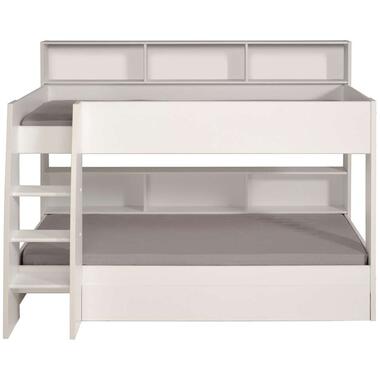 Vipack stapelbed Pino – wit – 207,5×157,5×166,8 cm – Leen Bakker bestellen via beddenwinkel-online.nl