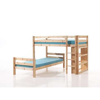 Vipack stapelbed Pino met opberglades – grenenhout – 140x103x208 cm – Leen Bakker bestellen via beddenwinkel-online.nl