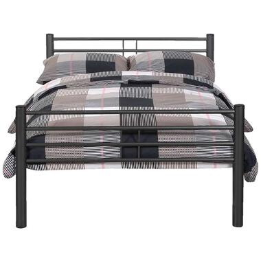 Twijfelaar bed Sydney met hoofdbord – wit – 120×200 cm – Leen Bakker bestellen via beddenwinkel-online.nl