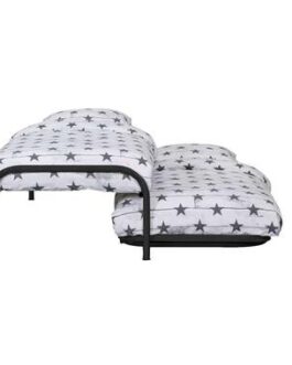 Bed Pascal (incl. onderschuifbed) – mat antraciet – 90×200 cm – Leen Bakker bestellen via beddenwinkel-online.nl