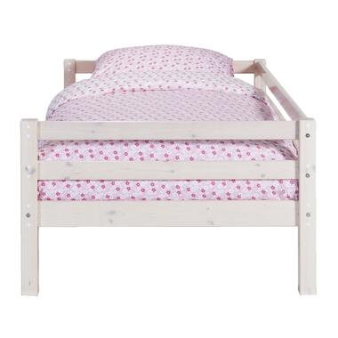 Bed Pascal (incl. onderschuifbed) – aluminiumkleur – 90×200 cm – Leen Bakker bestellen via beddenwinkel-online.nl