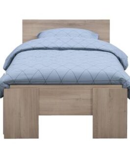 Bed Lyon – eikenkleur – 90×200 cm – Leen Bakker bestellen via beddenwinkel-online.nl