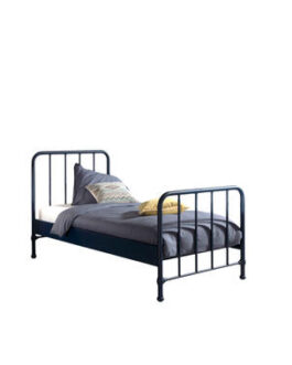 Vipack bed Bronxx – denim blauw – 90×200 cm – Leen Bakker bestellen via beddenwinkel-online.nl