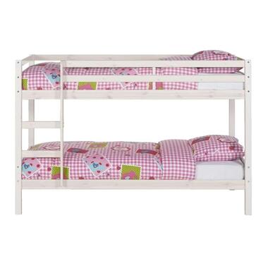 Stapelbed Sam – wit – 90×200 cm – Leen Bakker bestellen via beddenwinkel-online.nl