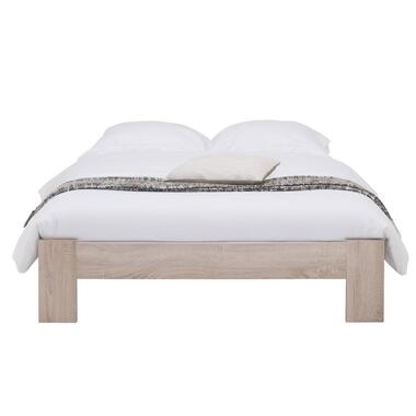 Bed Osaka – taupe – 160×200 cm – Leen Bakker bestellen via beddenwinkel-online.nl