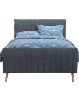 Bed Lieke – blauw/grijs – 120×200 cm – Leen Bakker bestellen via beddenwinkel-online.nl